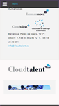 Mobile Screenshot of cloudtalent.es